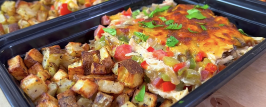 Creamy White Chicken Enchilada Potato Bowl